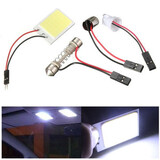 Festoon T10 12V Chips Panel LED Interior Light COB Car Bulb Lamp