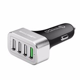 4 Port USB Car Charger [Qualcomm Certified] BlitzWolf® BW-C2 54W Quick Charge QC 2.0