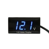 Car Motocycle LED Digital Display Voltmeter 12V Waterproof Panel Meter Voltage