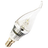 E14 Smd 1 Pcs Led Ac 220-240 V 5w Cool White Candle Light 400-500