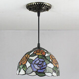 Vintage 25w Living Room Painting Feature For Mini Style Metal Tiffany Pendant Light Entry