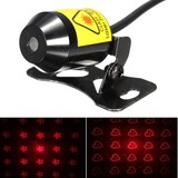 Red Rear-end Motorcycle Car Safety Warning Anti Collision Laser Fog Light Taillight
