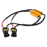 Load Resistor Error Canceller Decode Canbus H11 60R Singal Car Fog Light LED 50W