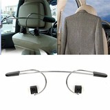 Hanger Car Hook Auto Jacket Clothes Coat Holder Seat Headrest Stainless Steel