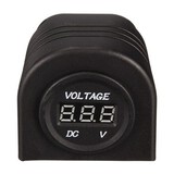 Motorcycle Cigarette Lighter Adapter 12V LED Digital Voltmeter Socket