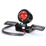 Motorcycle Bullet Tail Light Lamp Black LED Plate