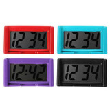 Self-Adhesive Home Car Bracket Car Dashboard Digital Clock LCD Screen Office