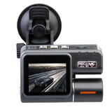 Dashboard Vehicle Camera Car Black Box Dual Lens DVR HD 720P