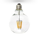Ac 110-130 V Led Filament Bulbs Warm White Dimmable G125 Ac 220-240 Cob