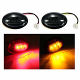 Side Marker Light LED Fender F350 Red Amber Smoke Ford Bed