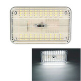 Rectangular Light Lamp White Light Roof Ceiling Interior 36 SMD Car LED Dome