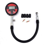Tube Car Auto Motorcycle Truck 360 Degrees Tire 230mm Pressure Gauge LCD Digital Rotatable