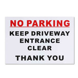Clear Park Sign Keep Parking Car Warning Sticker