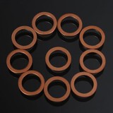 Copper Hose Standard Braided Clutch Brake Motorcycle 10pcs M10 Washers