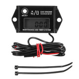 Generator Engine Hour Meter digital Tachometer ATV IP68 Spark Plug Tach Lawnmower