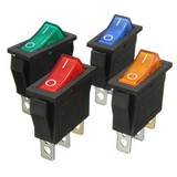 3 Pins Snap-In LED Rocker Switch ON OFF