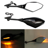 Turning Mirrors Signal LED Design Blue Honda Suzuki Kawasaki Ducati