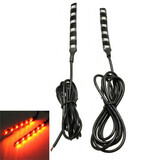 Strip Light LED Motorcycle 2pcs Universal Amber Turn Signal Indicator Blinker