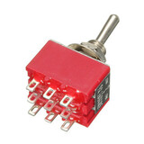 125V 250V Pins 6A Miniature Toggle Switch 2A ON-OFF-ON