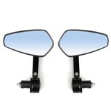 Bar End 22mm Universal Motorcycle HandleBar Rear View Mirrors 8inch