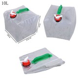 Folding Car-used Transparent Camping Container Carrier 10L Bottle Bladder Bag Water