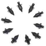 10pcs Rivet Plastic Panel Fastener Honda Yamaha 6mm Trim Fairing Clips