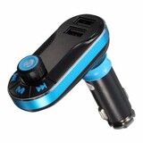 Dual USB Charger 12-24V AUX Player FM Transmitter Wireless Bluetooth Car Kit MP3