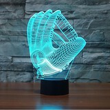 3d Colorful Decoration Atmosphere Lamp Novelty Lighting 100 Touch Dimming Led Night Light Gloves