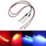 Motorcycle Auto Lamp 2pcs DC 12V LED Lighting Bike Strip Lights