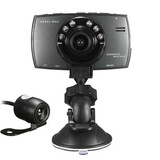 170° Dual Lens Car Dash Cam Full HD LCD Crash Camera DVR Video Recorder