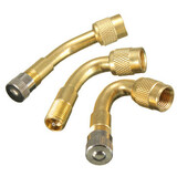 Brass Valve Extension Motorcycle Car Degree Angle Type Scooter Air Adaptor