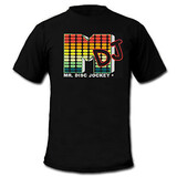 T-shirt Music Activated Spectrum Sound Visualizer And Meter