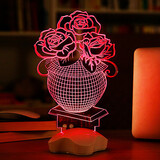 Atmosphere Table Lamp Model Assorted Color Ribbon Usb Decoration