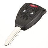 Ignition Key Head 3 Buttons Remote Keyless Fob Dodge Chrysler