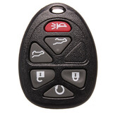 Six Buttons Black Remote Key Shell Case Replacement Chevrolet