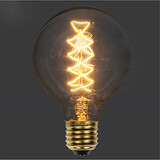 Ac220-240v Incandescent E27 G95 Retro Edison Bulb 40w Bulb