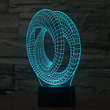 Colorful Abstract 100 Led Night Light Touch Dimming Christmas Light 3d Novelty Lighting Decoration Atmosphere Lamp