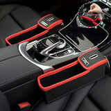 Money Car Seat Organizer Pot Leather Car Beverage Holder Storage Bag Box Pocket