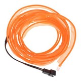 EL Wire Neon Glow Orange Meter Car Light With Car Charger