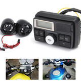 Motorcycle Handlebar Audio System MP3 FM Radio Stereo USB SD Amplifier Speaker