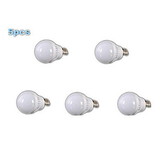 5w E26/e27 Led Globe Bulbs 5 Pcs A19 Smd Ac 220-240 V 400-500 A60 Warm White