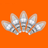 Smd Cool White 5 Pcs E14 Candle Bulb Warm White Ac 220-240 V