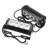 Hazard Light Lamp Bulb Grille Strobe Flash Flashing Truck Pair 12V