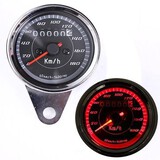 Odometer Speedometer 12V Universal Motorcycle Gauge