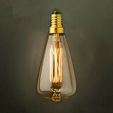 E14 Chandelier Light Bulb Yellow Small Screw 40w