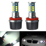 HID Eye H8 Halo Angel Light Bulb Xenon White 30W LED 7000K BMW