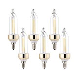 Cool White Led 6pcs Cob Bright E12