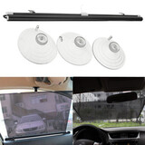 Auto Car Front Window Wind Shield Shade Sunshade Shield Visor Black Retractable