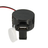 Motorcycle USB Socket Phone Charger Power Charging 12V-24V 5V 2A Waterproof
