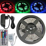 Led Strip Light And Remote Controller Ac110-240v Rgb Waterproof